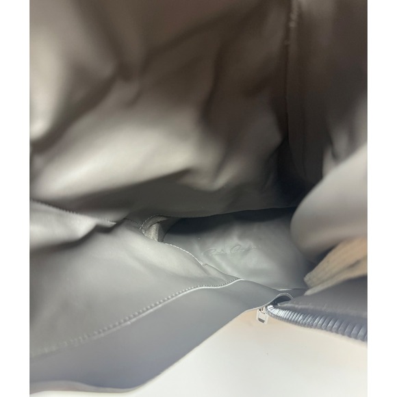 Rick Owens Cargobasket Leather Sneaker Grey/Milk Size 11 US 44 EU - Picture 9 of 9